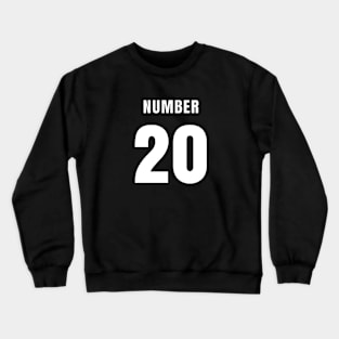 NUMBER 20 FRONT-PRINT Crewneck Sweatshirt